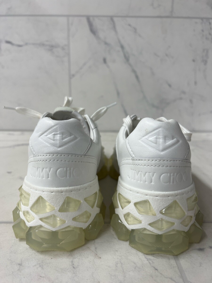 JIMMY CHOO Diamond X Trainer/F Leather & Mesh Sneaker in JIMMY CHOO Diamond X Trainer/F Leather & Mesh Sneaker in
