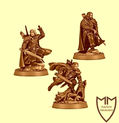 Faramir, Madril, Damrod, Rangers of Ithilien - LOTR The Lord of The Rings MESBG