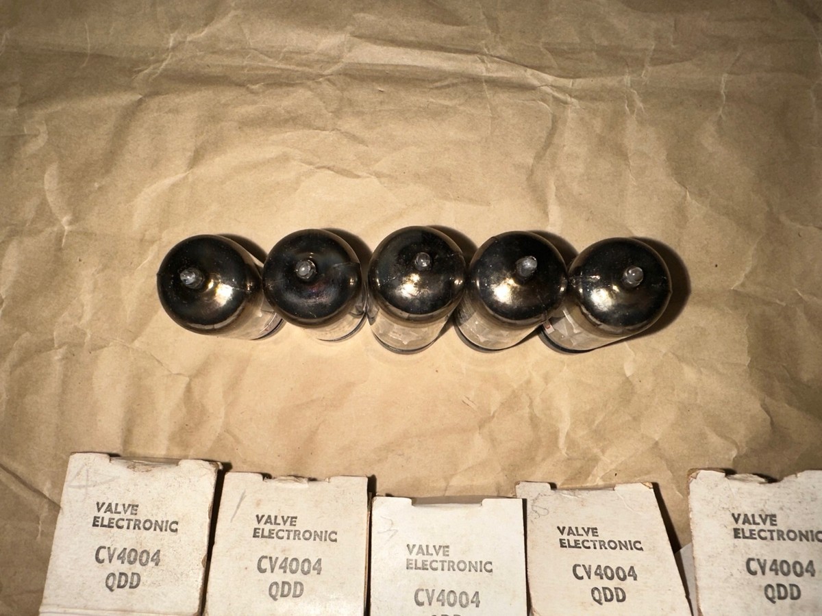 1 pcs Mullard CV4004/M8137 (ECC83/12AX7) vintage box plate