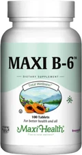 Maxi Health Kosher Vitamin B-6 100 Mg. 100 TAB