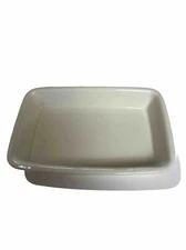 Aladdin Temp-Rite II Porcelain Side Dish Restaurant Ware J291 9198 VTG USA Set/2