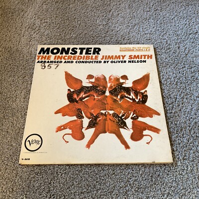 JIMMY SMITH Vinyl LP Record Gatefold THE MONSTER THE INCREDIBLE