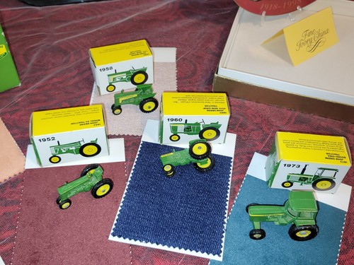 Eight John Deere Miniature Toy Tractors 1/64 Diecast Farm Tractor Replica - Picture 3 of 5