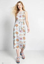 ModCloth NWT Compania Fantastica Endless Daisy Sleeveless Dress - Size Large