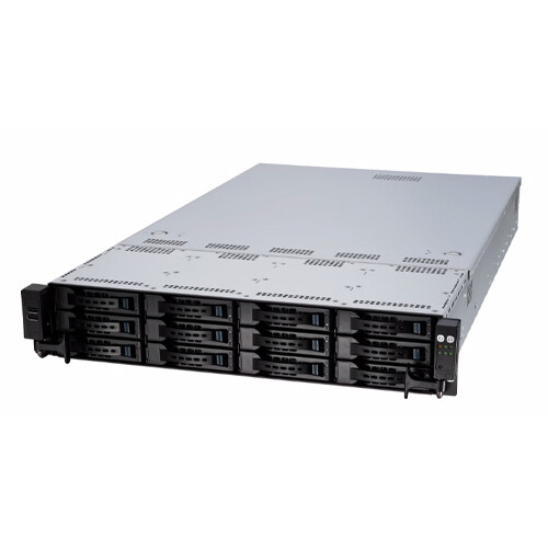 ASUS RS720A-E9-RS12V2 12X3.5" Server/2xEPYC 7402 CPU 24Core/4X32G 3200MHz/4T HDD - Picture 1 of 4