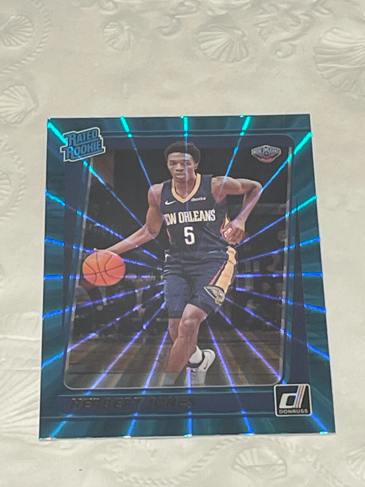 Herbert Jones Teal Laser Rated Rookie 2021-22 Panini Donruss Pelicans #207