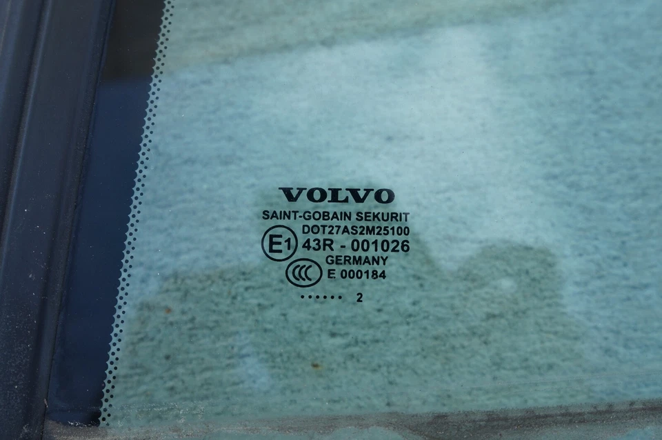Volvo c70 2006-2012 convertible trasero izquierdo dr ventana lateral vidrio OEM Foto 2 de 2