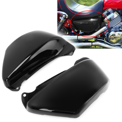 2pcs Black Battery Side Covers Fairing For Honda Magna 750 VF750C 1994-2004
