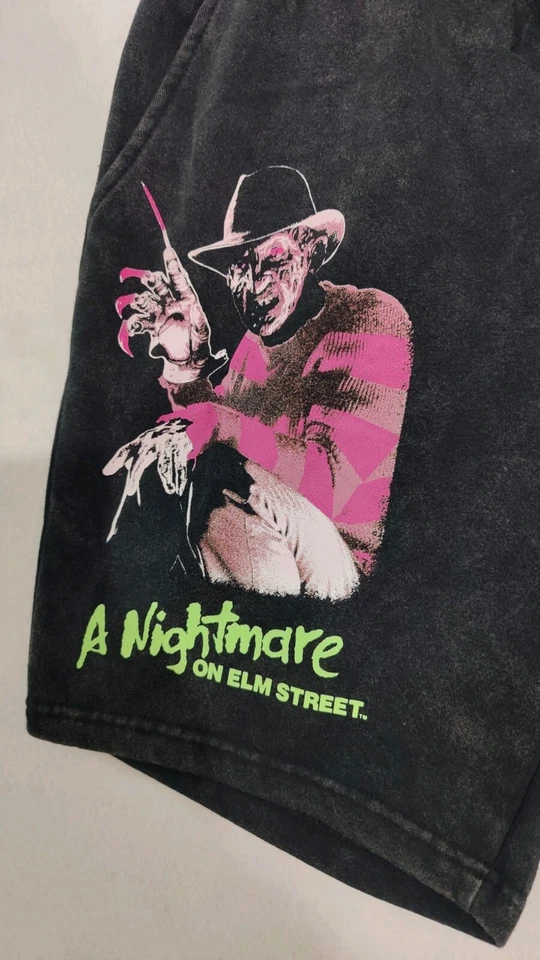 Friday The 13th Mens' Movie Film Jason Mask Horror Fabric Shorts Size M Medium - Image 3 of 4