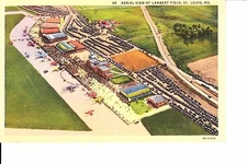Aerial View Of Lambert Field, St Louis, MO.  @ 1940