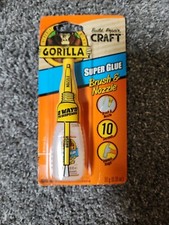 Gorilla Super Glue Brush & Nozzle Set, 10 Grams