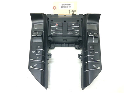 2011-2018 PORSCHE CAYENNE S CENTER CONSOLE AC CLIMATE CONTROL SWITCH UNIT OEM.