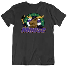 Hockey Minnesota Moose IHL Team Sport Retro T Shirt Tee Gift New