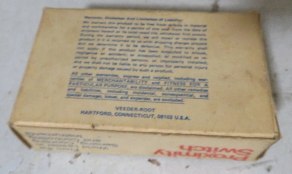 Veeder Root Proximity Switch 650800-010 New Old Stock Part OPEN Boxed - Image 3 of 4
