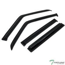 Topline For 1984-2001 Jeep Cherokee Sun Rain Guard Vent Shade Window Visors 4pc