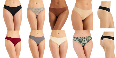 Alfani Women's 1-Pack Laser-Cut Thong Panty Underwear, Assorted Colors