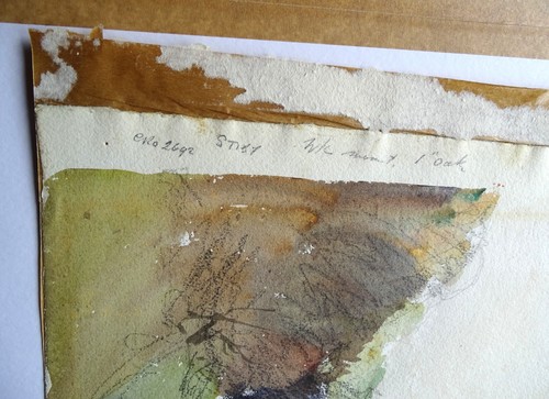 Jack Merriott Croydon Croham Hurst 1940s watercolour painting framed Advertiser - Picture 8 of 9