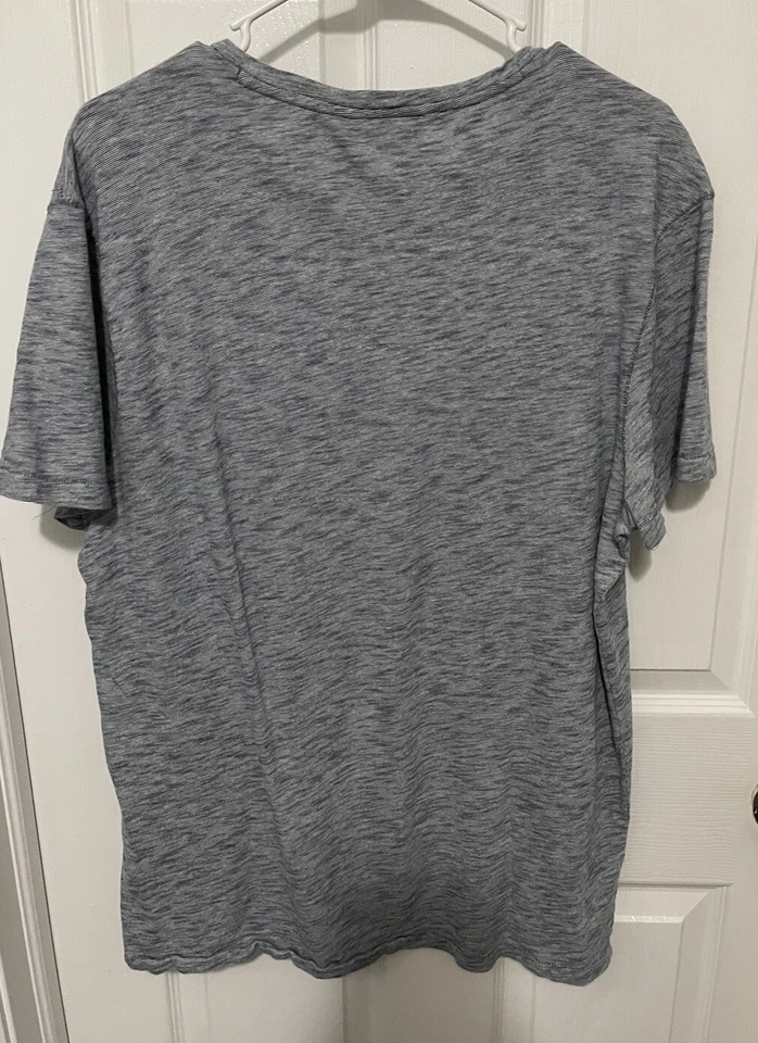Camiseta manga corta Marc Anthony cuello en V para hombre XL azul 100 % algodón Foto 3 de 3