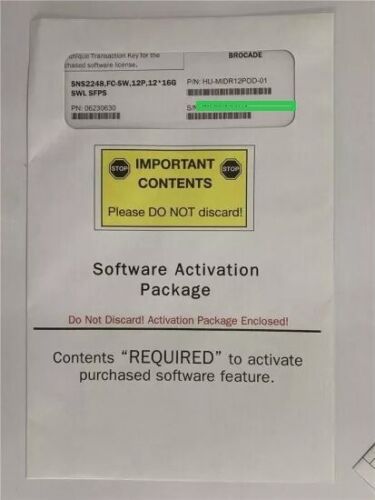 XBR-MIDR8PTPOD-32G Brocade POD License S/W 32G SWL SFP For G720