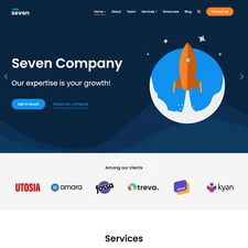 Digital Company Website Design with Free VPS Web Hosting and Installation