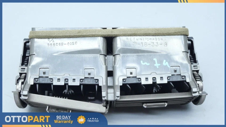 Lexus LS430 2001-2006 tablero central rejilla ventilación aire moldura OEM 555062-0120 Foto 4 de 4