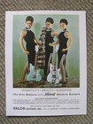 VALCO NATIONAL Guitar Kim Sisters 60's One Sheet Ad REPRINT/COPY US BIDDERS ONLY