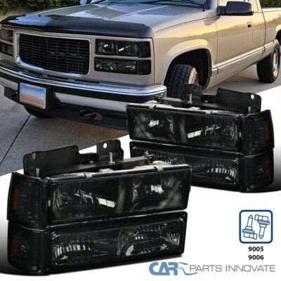 1994 Gmc Sierra 1500 Front Bumper Spec-D Headlight Assembly Kit For 94-98 Chevy C/K Pickup & Tahoe - With Corner Lamps 97 Chevy 1500 Headlights - Foto 4