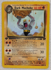 2000 Dark Machoke #40 Team Rocket Regular Pokemon Card Uncommon 1st Edition