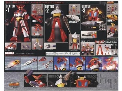 Used Bandai GETTER ROBO Soul of Chogokin GX-06 figure From