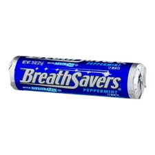 Breath Savers Peppermint Breath Mints 48 Rolls Free Shipping