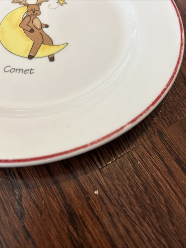 Set of 8 SANTA'S REINDEER 8" Plates ~ Bread Dessert Plates ~ LTD Commodities - Picture 10 of 14