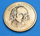 2007-D Presidential Dollar James Madison — photo from another recent sale
