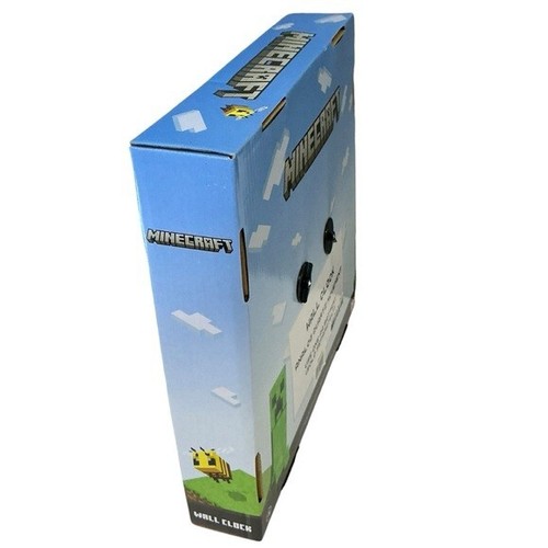 Minecraft Wall Clock Block Creeper Analog Quartz Battery Operated 11 in NEW NIB - Picture 5 of 15