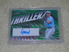 2022 Leaf Metal Baseball Curtis Mead Thrillerz Green Wave Auto 2/2 Rays
