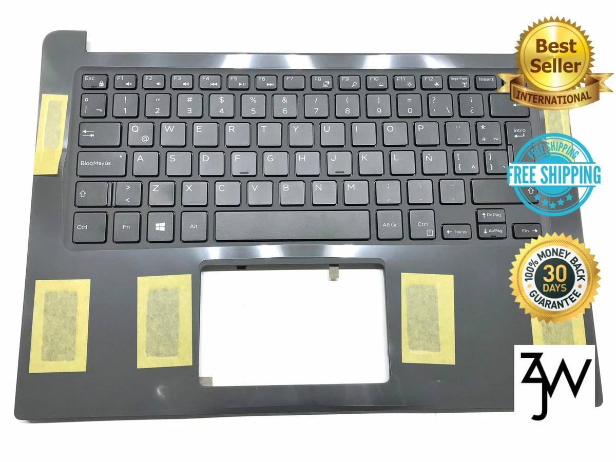 Dell Inspiron 14 7000 7460 Palmrest Backlit Spanish Keyboard XD4CT WDFMG 9M5T1