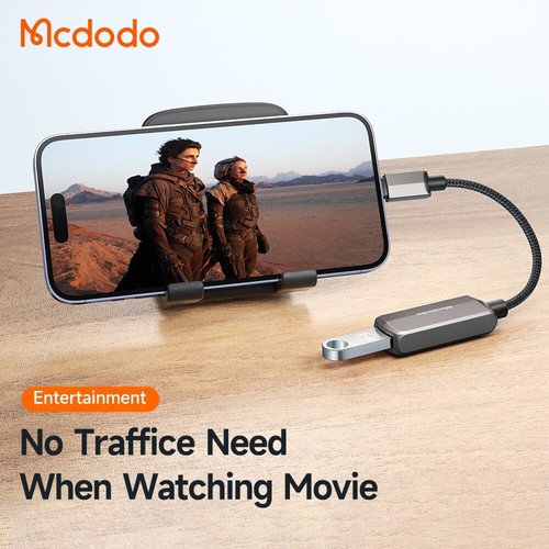 Mcdodo 2 in 1 USB to iPhone OTG Converter Flash Drive Fast Charging For iPhone - Picture 5 of 8