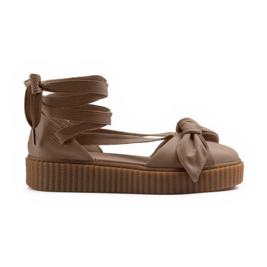 Puma Fenty Bow Creeper Sandal Sandal Sandal Womens 5.5 Ankle Laced Rihanna Natural Leather New 76a4cf Puma Fenty Bow Creeper Sandal Sandal Sandal Womens 5.5 Ankle Laced Rihanna Natural Leather New 76a4cf