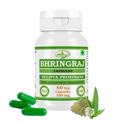 Bhringraj Herbal Capsules for Hair Growth, Scalp Health & Natural Liver Support - Picture 4 of 30