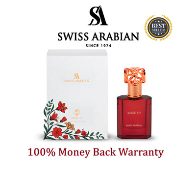 Swiss Arabian Rose 01   1.7 Oz EDP Spray   Long Lasting, Luxury Dubai Perfume