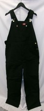 Dickies Men's DUCK  Denim Bib Overalls, Rinsed Black, 36x32 - GENTLY USED