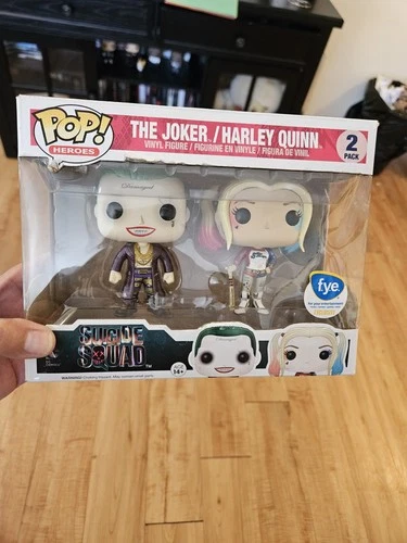 Funko Pop! Suicide Squad The Joker / Harley Quinn 2-pack FYE Exclusive Vaulted