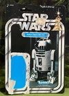 Vintage Kenner 1977 STAR WARS IV 4 R2-D2 Full UNCUT Card Back Cardback R2D2 77