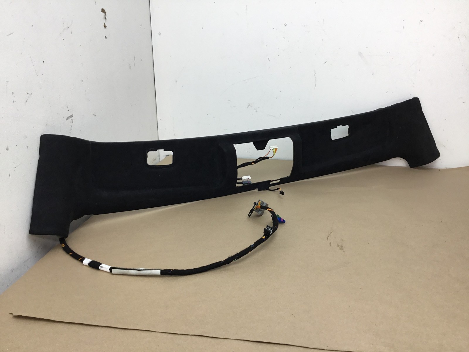 McLaren 650S 2015 Front Roof Headliner Visor Trim Cover Panel Black 15-17 :A