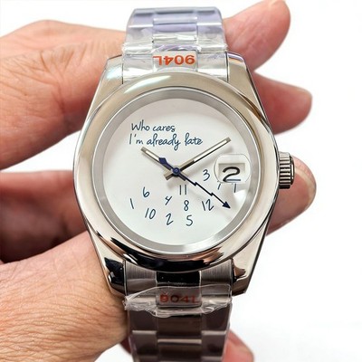 36/39mm Automatic NH35 Fashion Men Watch Sapphire Glass Special Dial Glide Clasp