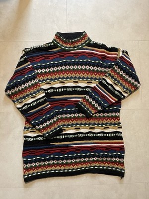 Vintage Wolle Strickpullover Coogi Style
