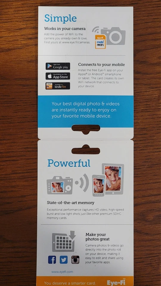 Eye-Fi Connect 8GB SDHC + WiFi - Instant Photo Transfer (SLV-1508) - Image 3 of 3