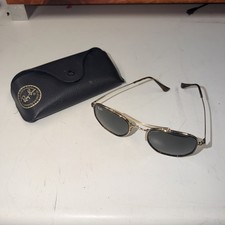 Old RAY-BAN Sunglasses MARSHAL RB3648 001 52-23 145 Gold Frame, Green