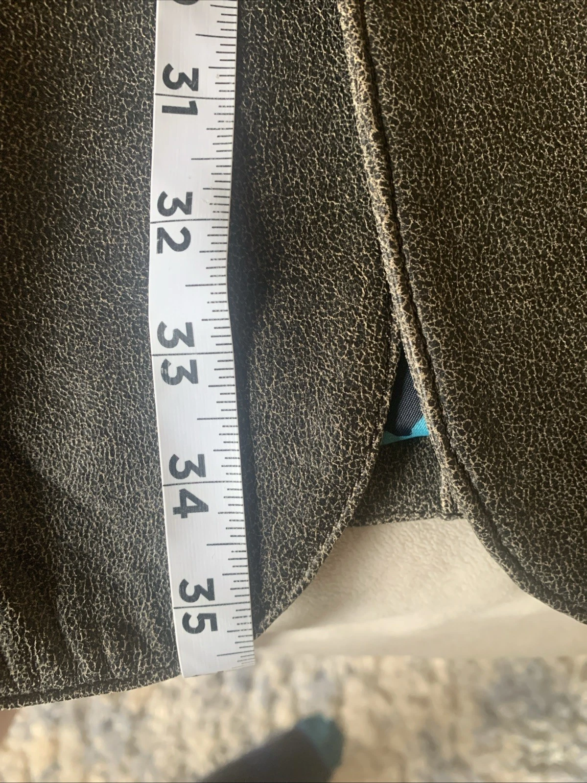 Robert Graham Brown Leather Blazer Sport Coat Jacket Size 46/56 EXCELLENT EUC - product detail image 9