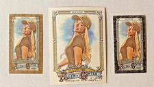 2025 A&G: Livvy Dunne Gold & Black Border Mini Cards #225 SP + Base Card MNH