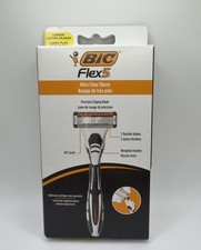 BIC Flex 5 Refillable Razors for Men 8 Piece Kit 7 Cartridges and Handle